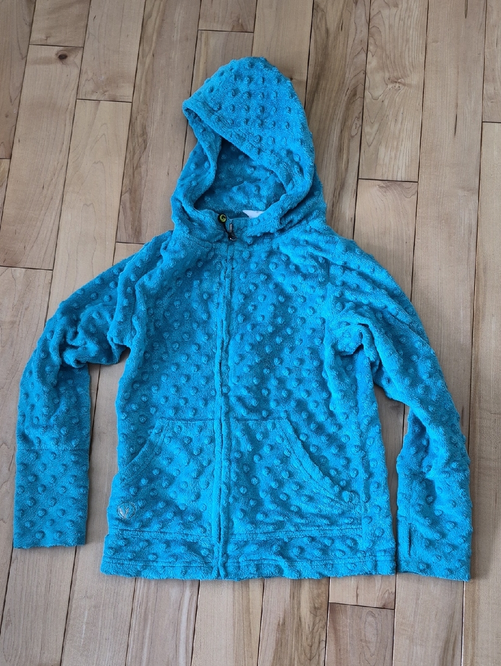 Girls Size 7/8 Limeapple Zip Up Sweater